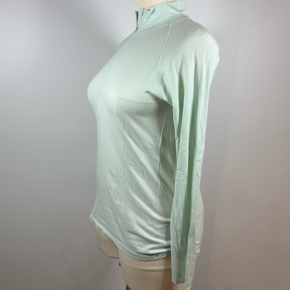 New with tags Calia women’s large seamless LS quarter zip in Mint Candy - Picture 5 of 9